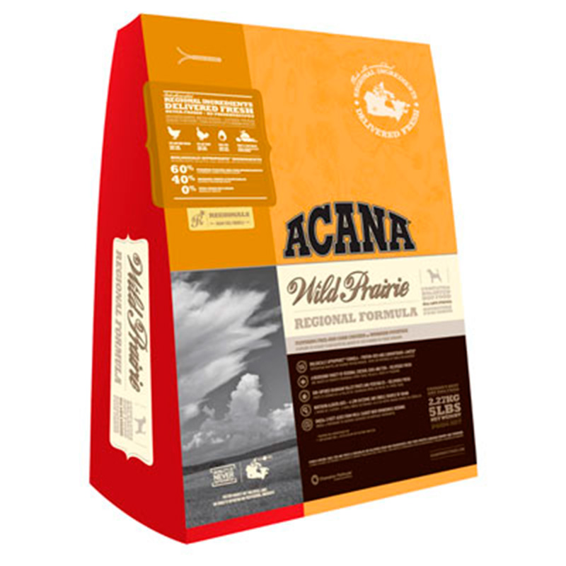 Acana (Акана) Prairie Harvest Dog. Сухой беззерновой корм для собак всех пород и возрастов с курицей, 2,27 кг